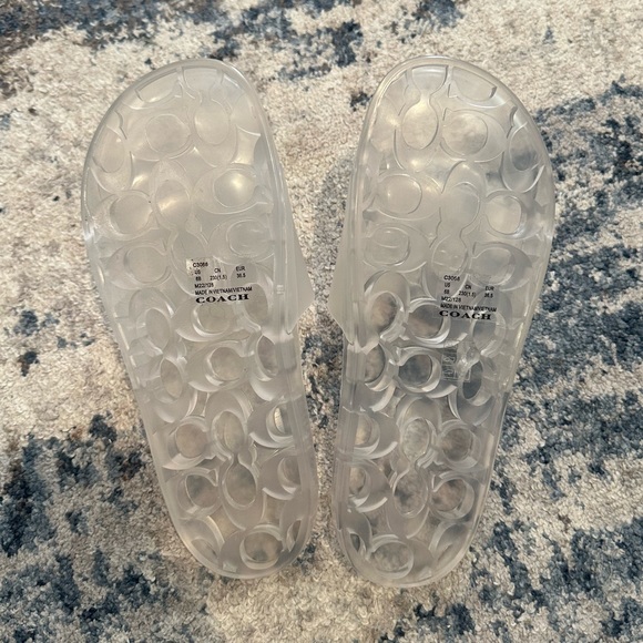 Transparent Clear Coach Slippers Women’s - Picture 4 of 4